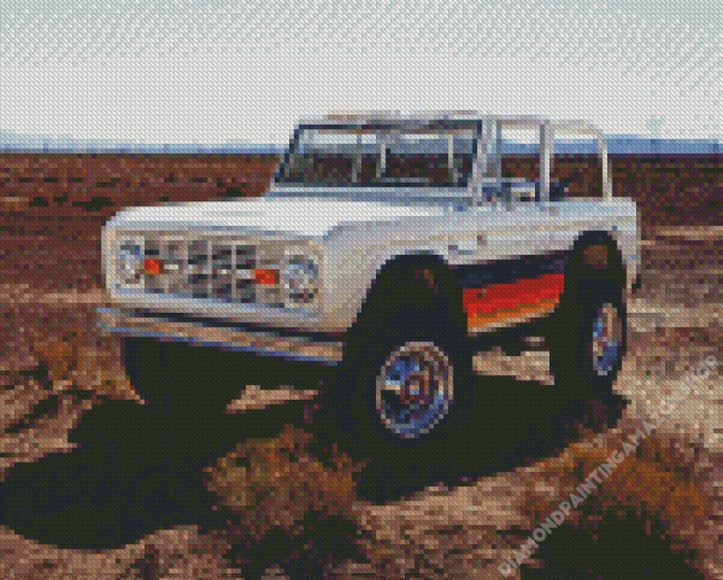 Old Ford Bronco Diamond Painting