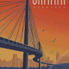 Omaha Sunset Poster Diamond Painting