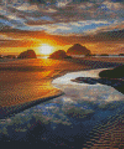 Oregon Bandon Beach Diamond Painting