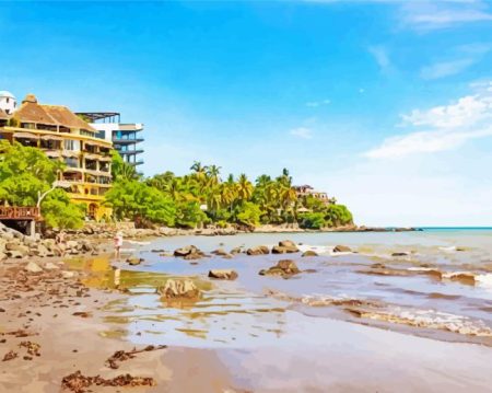 Playa Sayulita Diamond Painting