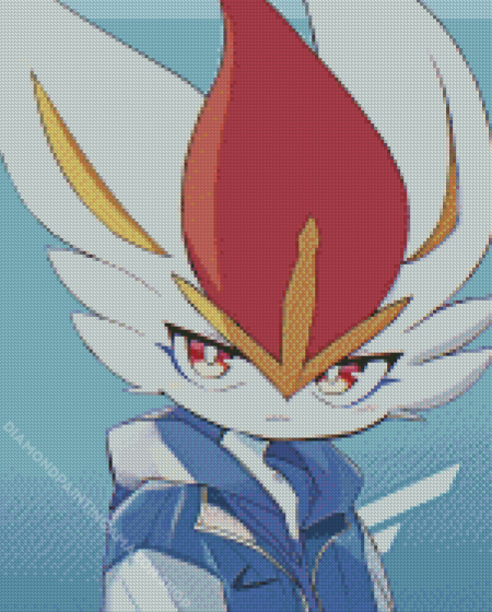 Pokemon Anime Cinderace Diamond Painting