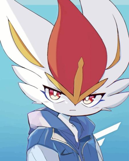 Pokemon Anime Cinderace Diamond Painting