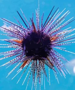 Purple Sea Urchin Diamond Painting