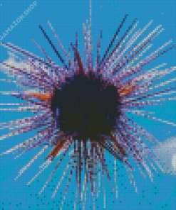 Purple Sea Urchin Diamond Painting