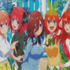 Quintessential Quintuplets Diamond Painting