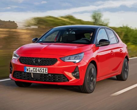 Red Opel Corsa Diamond Painting