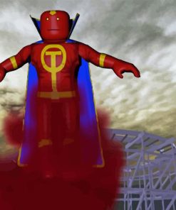 Red Tornado Diamond Painting