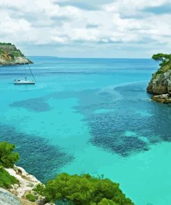 Rocky Cove In Minorca Diamond Painting