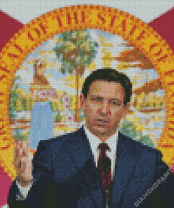 Ron Desantis Diamond Painting