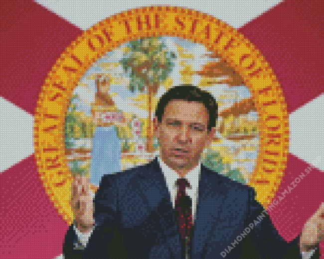 Ron Desantis Diamond Painting