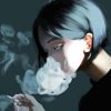 Sad Anime Smoking Diamond Painting