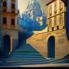 Salamanca Spain Art Poster Diamond Painting