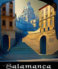 Salamanca Spain Art Poster Diamond Painting