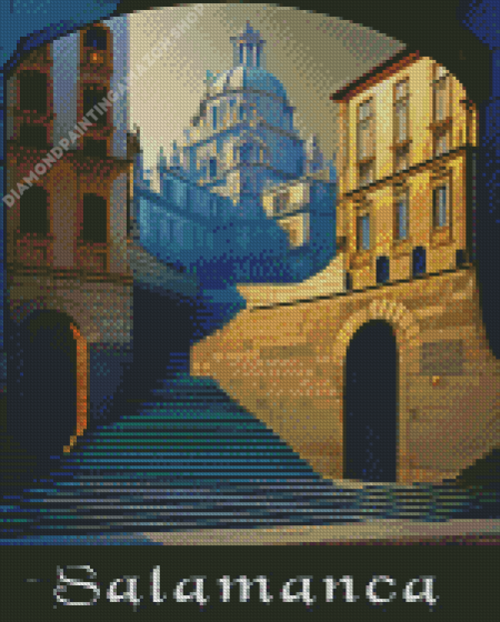 Salamanca Spain Art Poster Diamond Painting