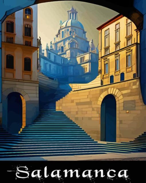 Salamanca Spain Art Poster Diamond Painting