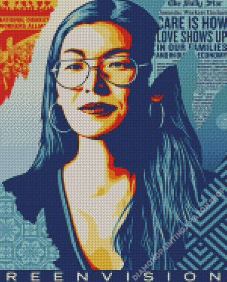 Shepard Fairey Diamond Painting