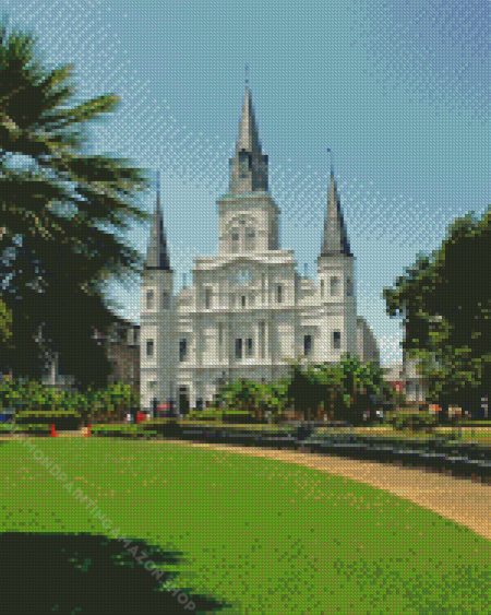 St Louis Cathedral Diamond Painting