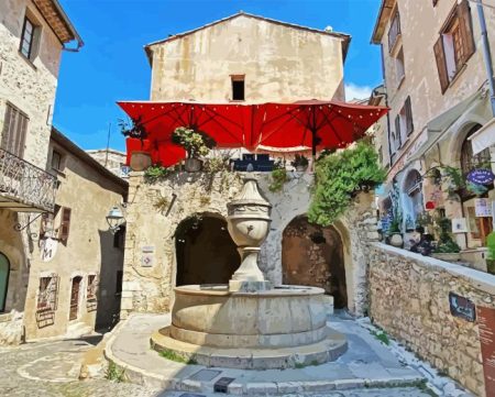 St Paul De Vence Diamond Painting