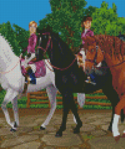 Star Stable Characters Diamond Painting