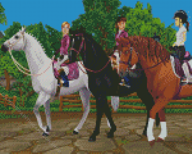 Star Stable Characters Diamond Painting