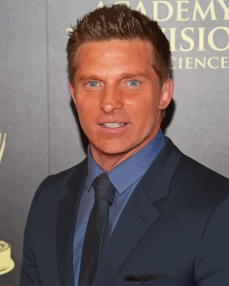 Steve Burton Actor Diamond Painting