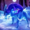 Suicune In Snow Diamond Painting