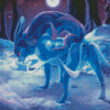 Suicune In Snow Diamond Painting