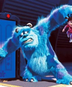 Sulley And Boo Diamond Painting