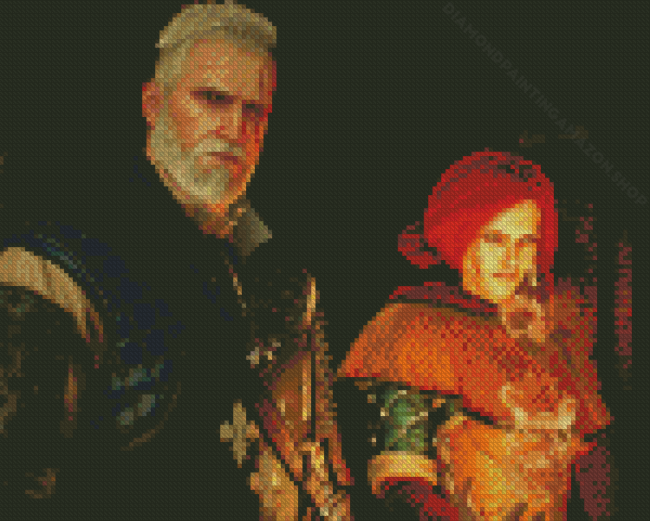 Triss And Geralt Diamond Painting