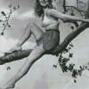 Veronica Lake On Tree Diamond Painting