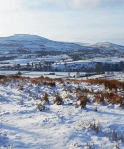 Winter In Hawes Diamond Painting