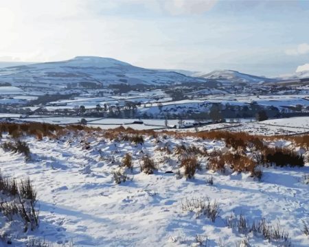 Winter In Hawes Diamond Painting