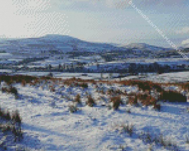 Winter In Hawes Diamond Painting