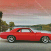 1969 Red Camaro Diamond Painting