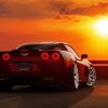 2005 Corvette At Sunset Diamond Painting