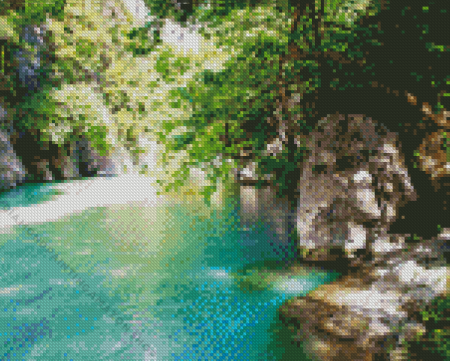 Acheron River In Greece Diamond Painting