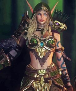 Alleria Windrunner World Of Warcraft Diamond Painting