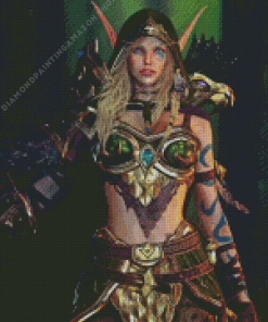 Alleria Windrunner World Of Warcraft Diamond Painting