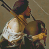 Bagpipe Man Diamond Painting