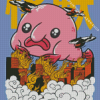 Blobfish Poster Diamond Painting