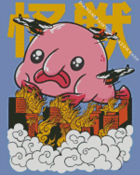 Blobfish Poster Diamond Painting