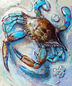 Blue Crab Art Diamond Painting