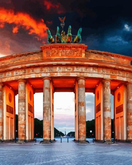 Brandenburgerb Gate Diamond Painting