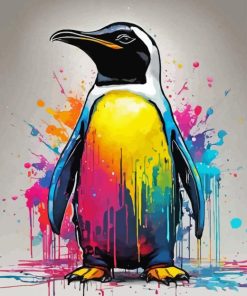 Colorful Penguin Diamond Painting