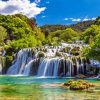 Croatia Waterfall Diamond Painting