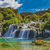 Croatia Waterfall Diamond Painting