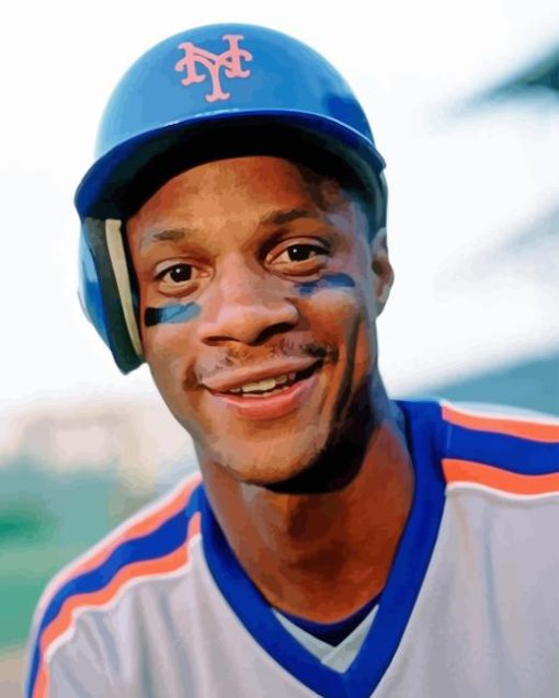 Darryl Strawberry Baseballer Diamond Painting