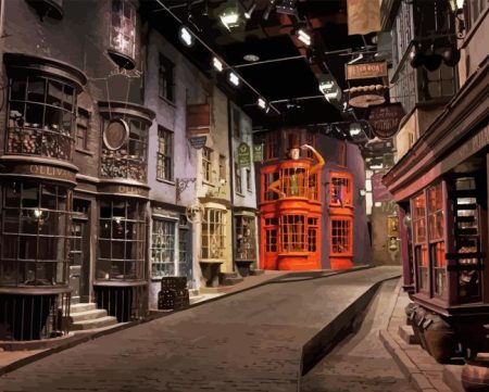 Diagon Alley Diamond Painting