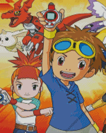 Digimon Tamers Diamond Painting