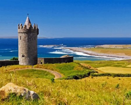 Doonagore Castle Diamond Painting